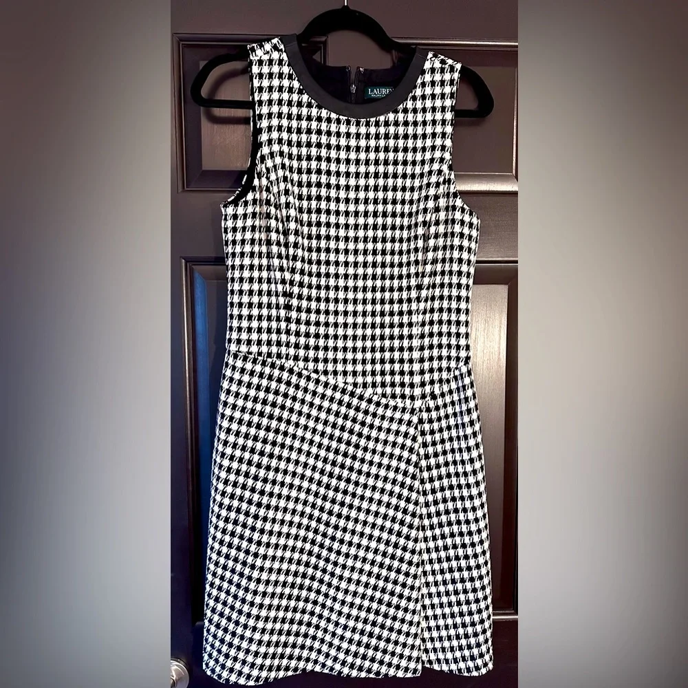 Ralph Lauren gingham dress size 10 - Picture 1 of 6